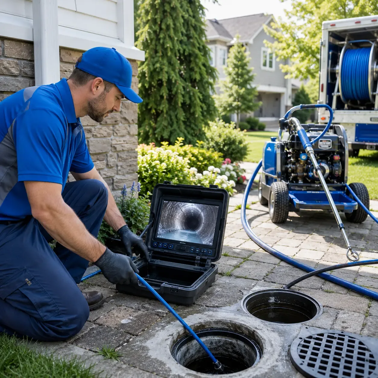 Outdoor drain cleaning professionals serving Crete, IL
