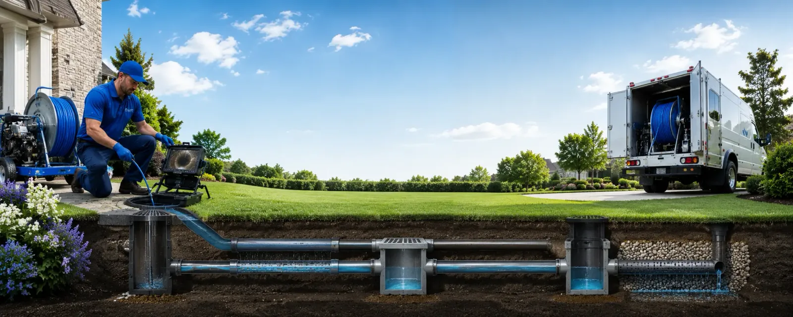 Outdoor drain cleaning information for Crete, IL