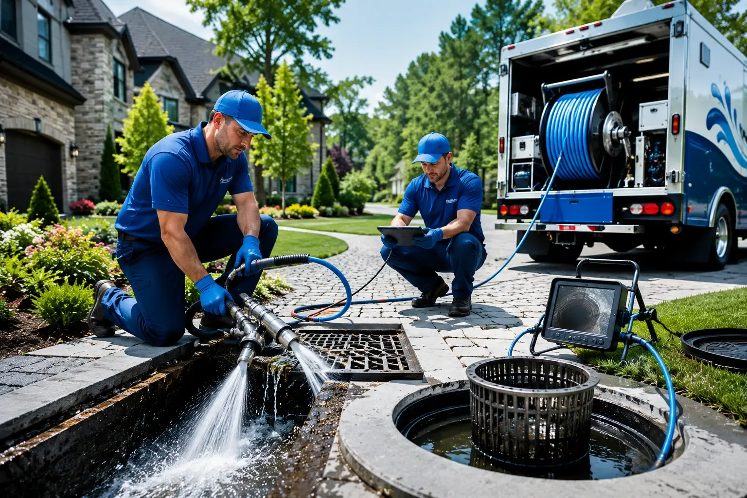 Local outdoor drain cleaning professionals in Crete, IL